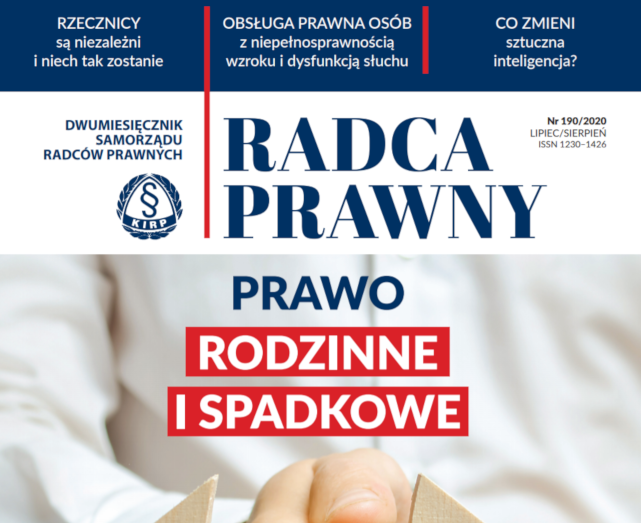 radca prawny sukcesja