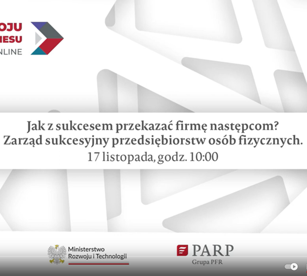 ZARZĄD SUKCESYJNY – WYKŁAD W PARP